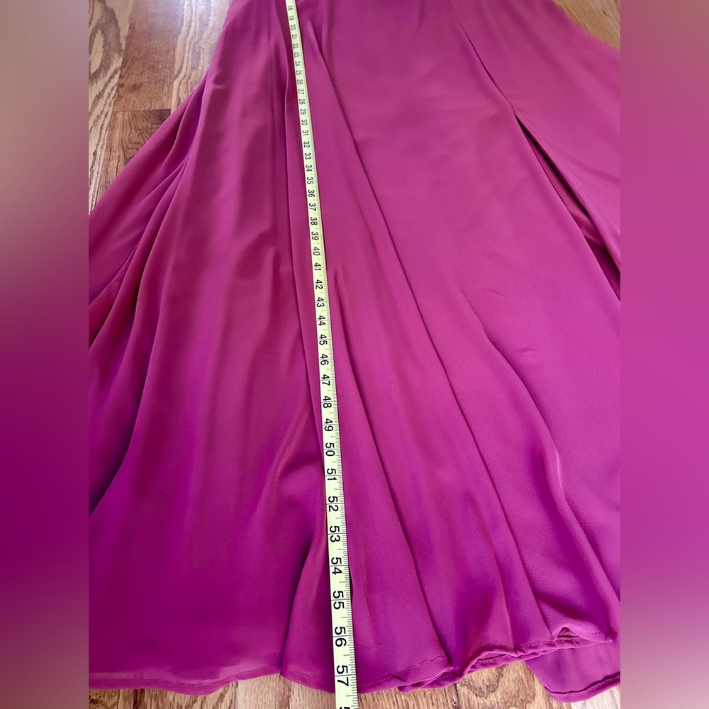 AZAZIE BONDI
Terracotta A-Line Ruffled Chiffon Dress - Picture 8 of 8